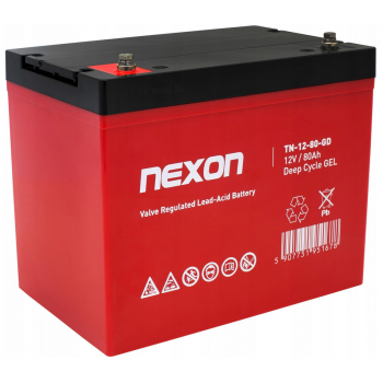 Akumulator Nexon Deep Cycle GEL 12V 80Ah